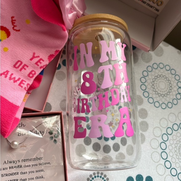 NIB- Fun Pink Happy Birthday 
Gift Set for Girls 
8 Birthday Gift Set - Picture 6 of 14